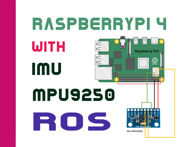 Mpu9250 Raspberry Pi Raspberrypi4 and IMU MPU9250 Interfacing ด้วย ROS